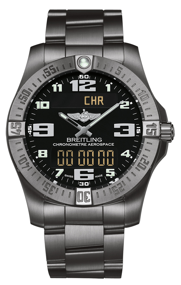 Breitling Aerospace Evo Titanium - Volcano Black E7936310 / BC27 / 152E watch prices